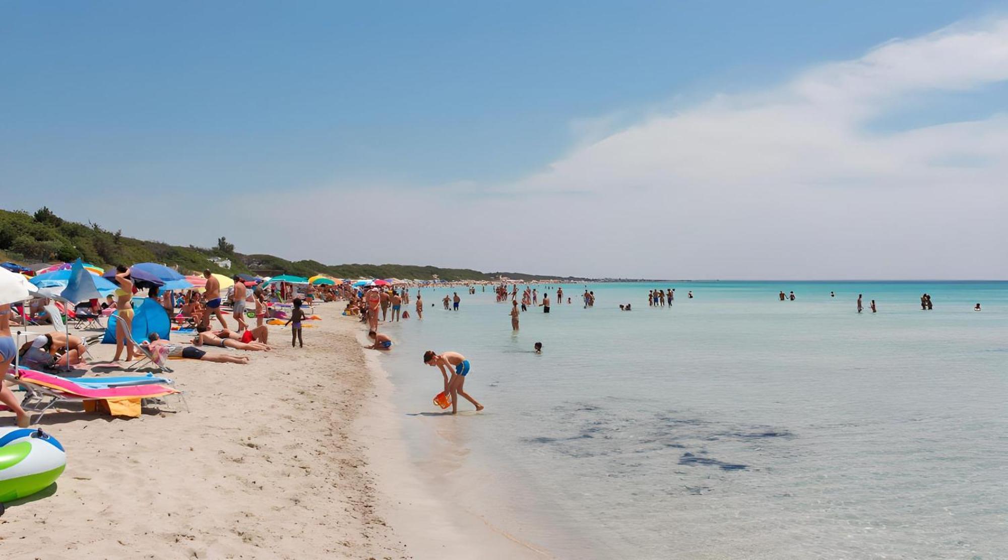 The Sea View Panoramic Villa Porto Cesareo Exteriör bild